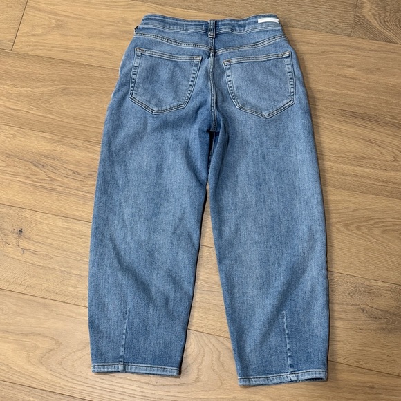 Pilcro and the Letterpress Women's Cropped Relaxed Blue Jeans 26P - Picture 2 of 10